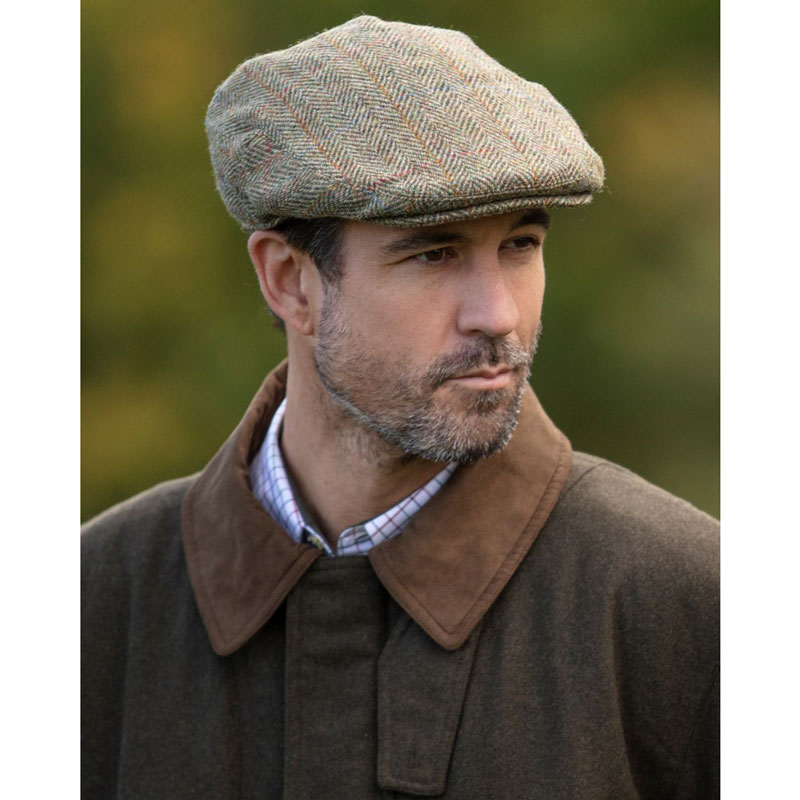 Flat_Cap_630_Harris_Tweed_Groen_overruit