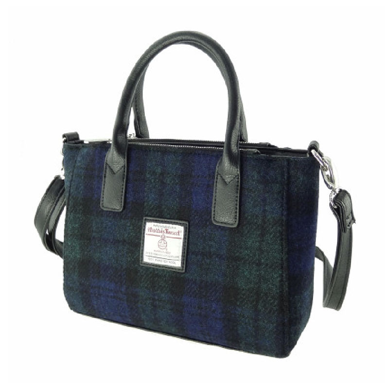 Harris_Tweed__Brora__Small_Tote_in_Black_Watch